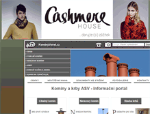 Tablet Screenshot of kominyvorel.cz